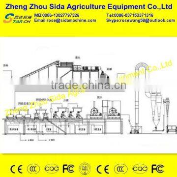 stainless steel full automatic yam starch production equipment