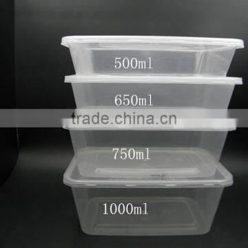 750ml PP Plastic Microwave Fast Food Container photo-5