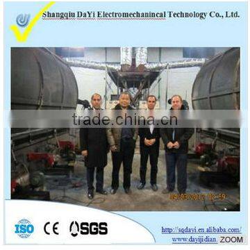 DAYI Green Energy Used Tire /city Waste Plastic/PP/PE Pyrolysis Plant Get Heavy Oil Used For Heavey Oil Generator photo-3