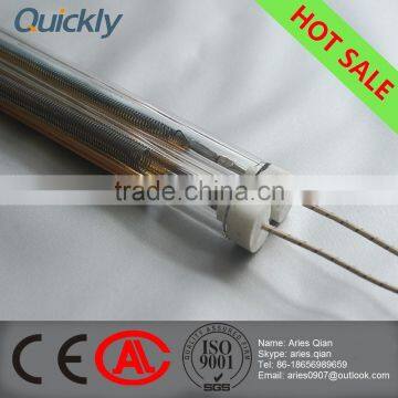 Infrared heating tube industry heating lamp for nano glass coating