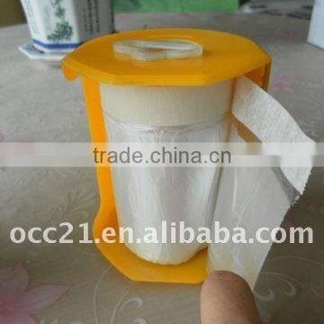 taped masking film with dispenser