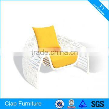 Outdoor Garden Furniture White Rattan Chair