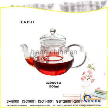 Beautiful High Glass Borosilicate Tea Pot TP001-2 photo-1