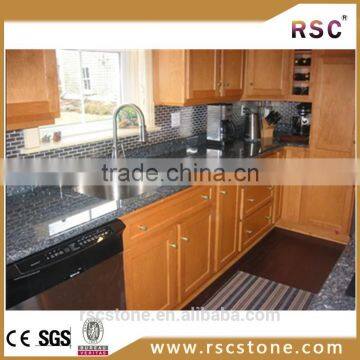 Artificial black prefabricated granite countertops prices