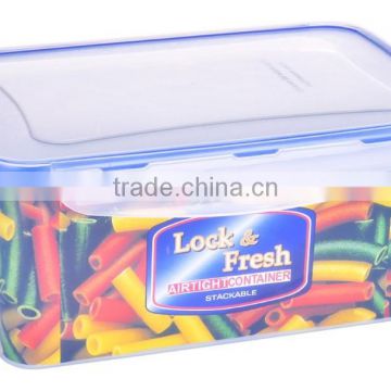 3600ml clear plastic vacuum containers/BPA free container/fresh food box/vacuum seal containers