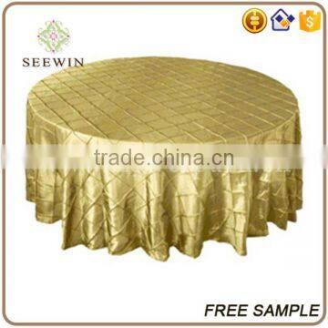 2016 Wholesale Custom Taffeta Round Table Cloth photo-6