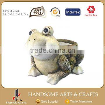 Outdoor Garden Decoration Art Wholesale Frog Figurine Lively Animal Sculpture photo-3