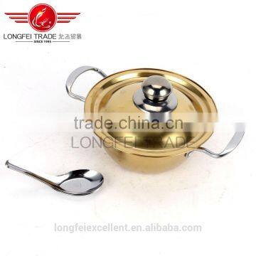 Gold Color Stainless Steel Handle High Quality Cooking Pot photo-3