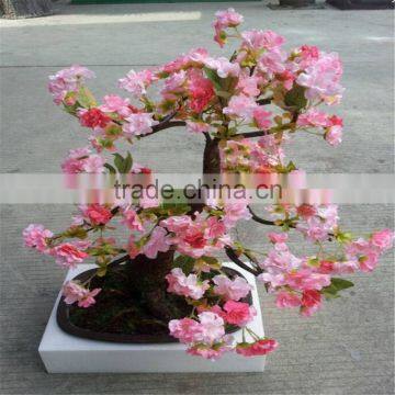 SJ201710013 China manufacturer high simulation artificial cherry blossom bonsai tree