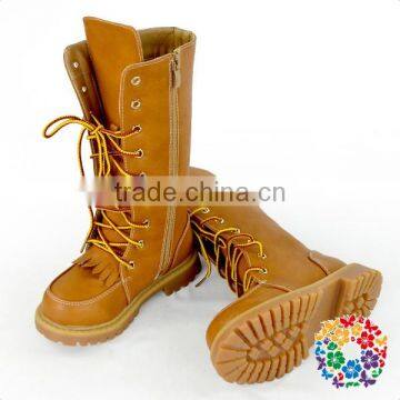 Cute Brown Baby Cowboy Boots Fashion Western Cowboy Boots Black Girls Long Boots photo-4