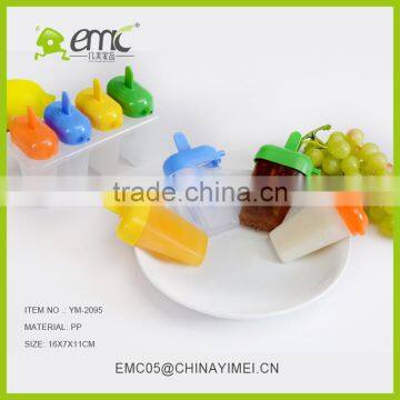 Set of 4pcs Plastic Ice Mold Juice Mold With Cover Ice Making Stools photo-3