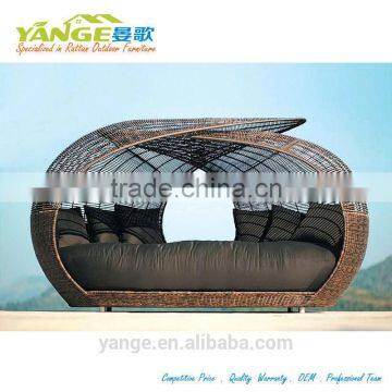 poly rattan sunbed beach chair sex furniture canopy sofa bed