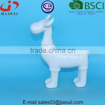 Christmas decorations White Ceramic Deer for Table decorations