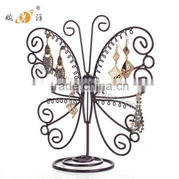 Delicate Metal Butterfly Shape Earring Wire Jewelry Display