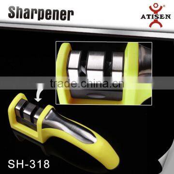 Hot Sale Two Stages (Diamond & Ceramic) Kitchen Knife Sharpener photo-2