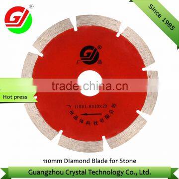 Segmented Sintered Diamond Cutting Blades 110mm Circular Saw Blade for Dry Cutting Stone photo-4