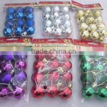 Christmas ball with shiny and matte effect,X'mas tree ornaments