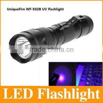 Uniquefire WF-502B Black Light 3w 365nm uv Led Flashlight