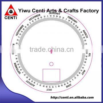 Customized 4 Color Printing Perpetual Calendar & Scheduling Wheel Calculator
