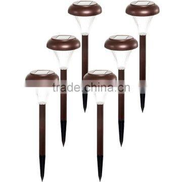 NEW Remington Bronze Solar Power LED Path Way Stake Lights