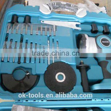 2014 New Modern Electric Drill Angle Grinder Impact Wrench Power Tool Sets 4 in 1 Combo Kit Tool Box photo-5