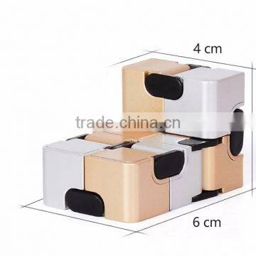 Original Factory Wholesale Newest Fidget Cube Children Desk Toy Infinity Cube Metal Display Cubes photo-4