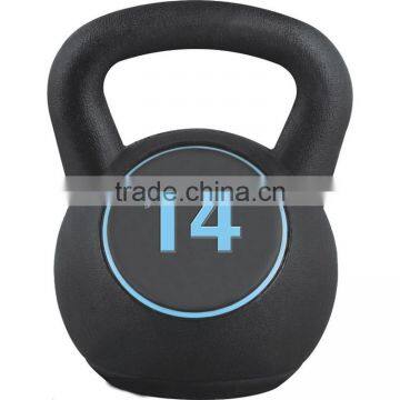 2016 new style popular HDPE concrete kettle bell dumbbell