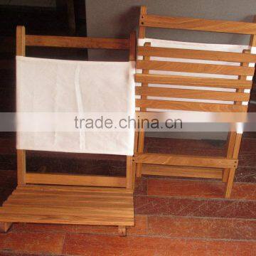 2016 Wooden Beach Chair With Canvas Fabric for Outdoor Furniture photo-6