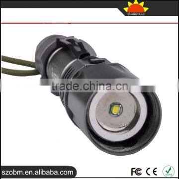 Wholesale HT-1690 T6 LED Focus Adjustable Zoomable LED Flashlight Torch With Magnetic Control photo-3