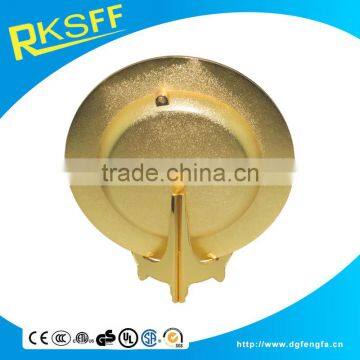Zinc Alloy Custom Made Tourism Gold Souvenir Plate With Display Stand photo-6