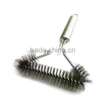 Amazon Hotsale 12" Steel Wire Cleaning Bbq Grill Brush With Steel Handle photo-2