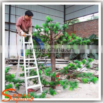 Wholesale Artificial Potted Pine Needle Christmas Tree Branches photo-5