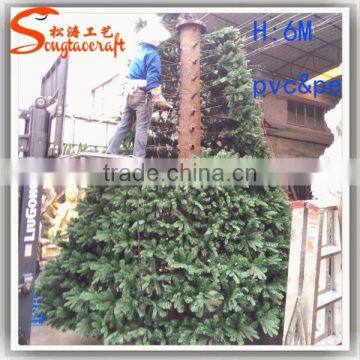 6meter Metal Frame Artificial Giant Christmas Tree Ornament Decoration Large Xmas Tree photo-3