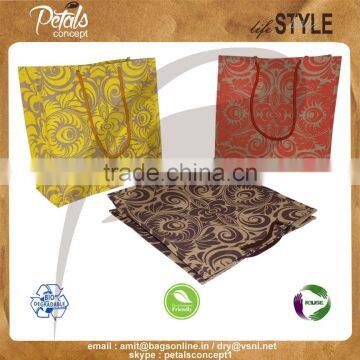 Jute Shoping Bag With Rope Handle in Actractive Print for Modern Generation & Fashionable Environment photo-4