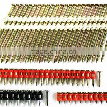 2017 most popular Penumatic tools 21 degre Faming nail gun plastic strip nails fr9021