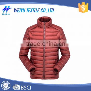 Wholesale fashion foldable goose down jacket men