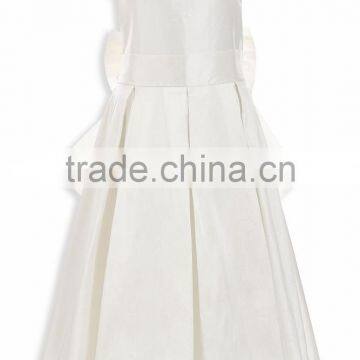 Child Bow Ivory Premium Bridesmaid Wedding Dress HSD8133 photo-2