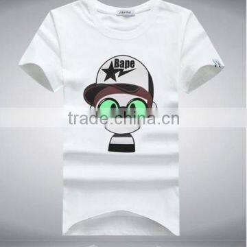 White printed t-shirt for men