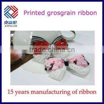 38mm 100% Polyester Printed Grosgrain Ribbon photo-5