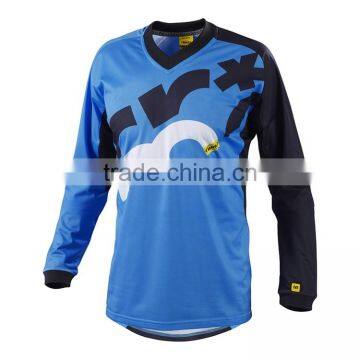 2017 Long Sleeve MTB Offroad Cycling Jersey Downhill Race Bike Shirts