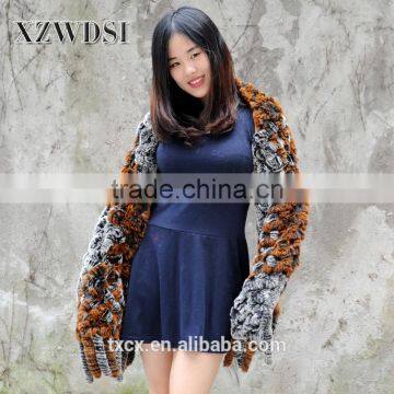 CX-B-65E Custom Made Woman Fur Scarf And Shawl