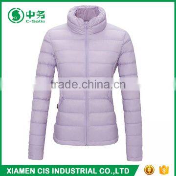 Morden Fashion Winter Lightweight Stand Collar Padded Jacket for Women photo-5