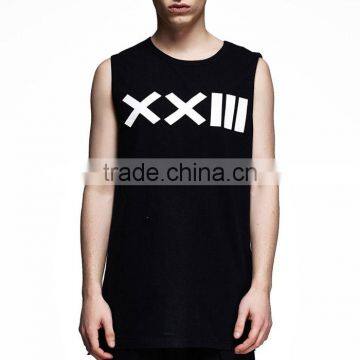 Custom Simple Printed Mens Burnout Tank Top photo-1