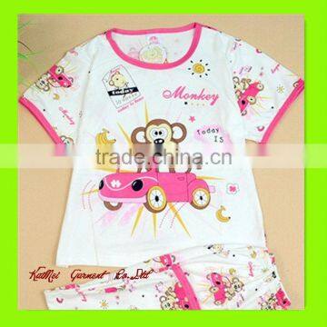 girls shortsleeve sleepwear