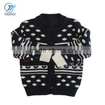 Baby Boys Cardigan Sweater And Pants 2pcs Set With Computer Knitted Pattern Kids Clothes Wholesale photo-3