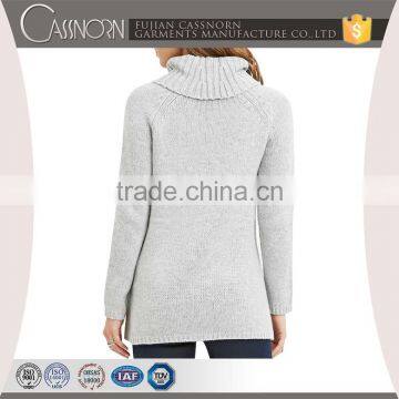 Ladies Long Sleeve Turtleneck Sweater photo-2