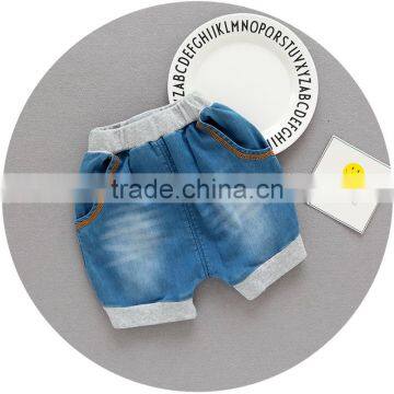 S17126A Summer New Children Shorts Kid Denim Shorts photo-3