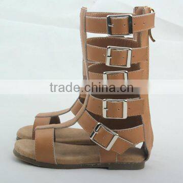 Hot Selling Summer Roman Sandal Fanshion Genuine Leather Shoes photo-2