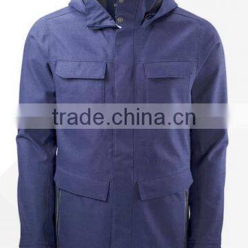 Mens Waterproof Breathable Promotion Windbreaker Jacket Softshell Jacket photo-4