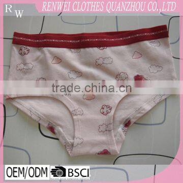 2016 comfortable fashion teen girl underwear briefs